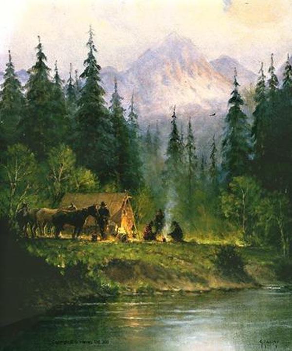 camp in the tentons