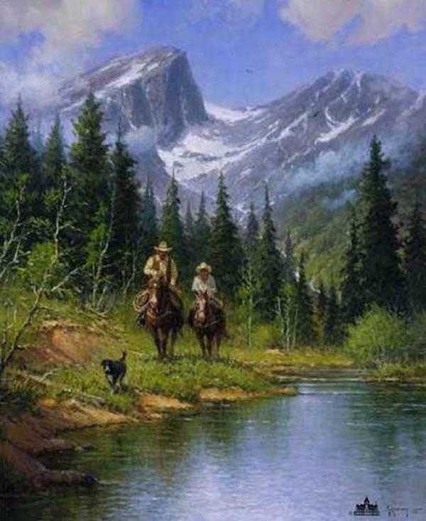 Beside still waters