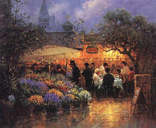 Market Café Canvas